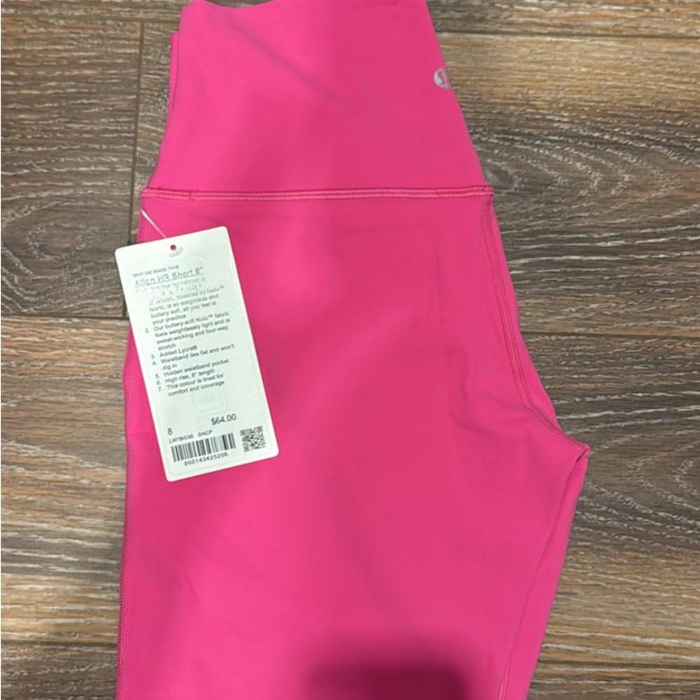 Pink High-Waisted Leggings
